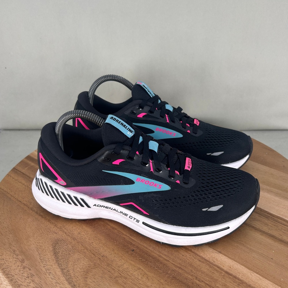 Brooks Adrenaline GTS 23 GTX Running Shoe Black Size 9 1204131B082 Waterproof